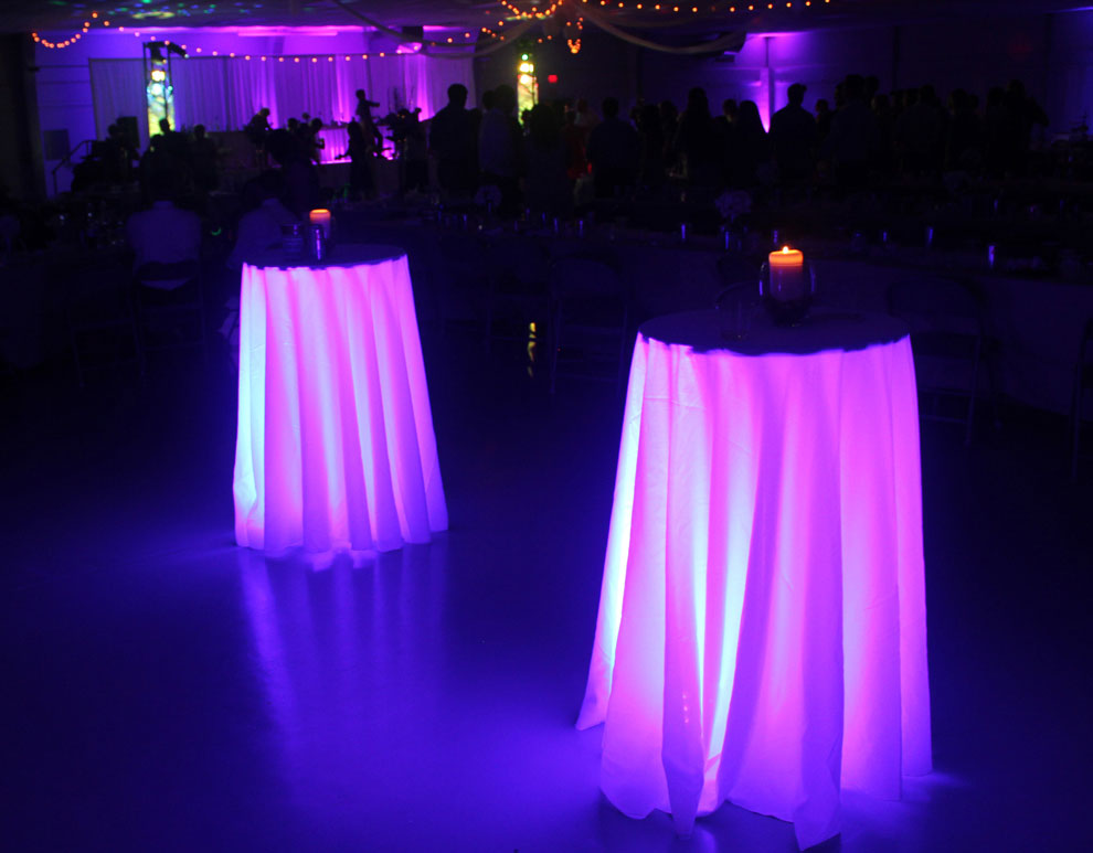 light up cocktail table